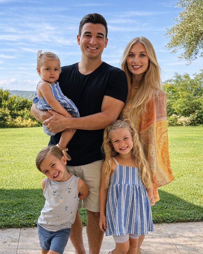 Ben Kelly with his family
